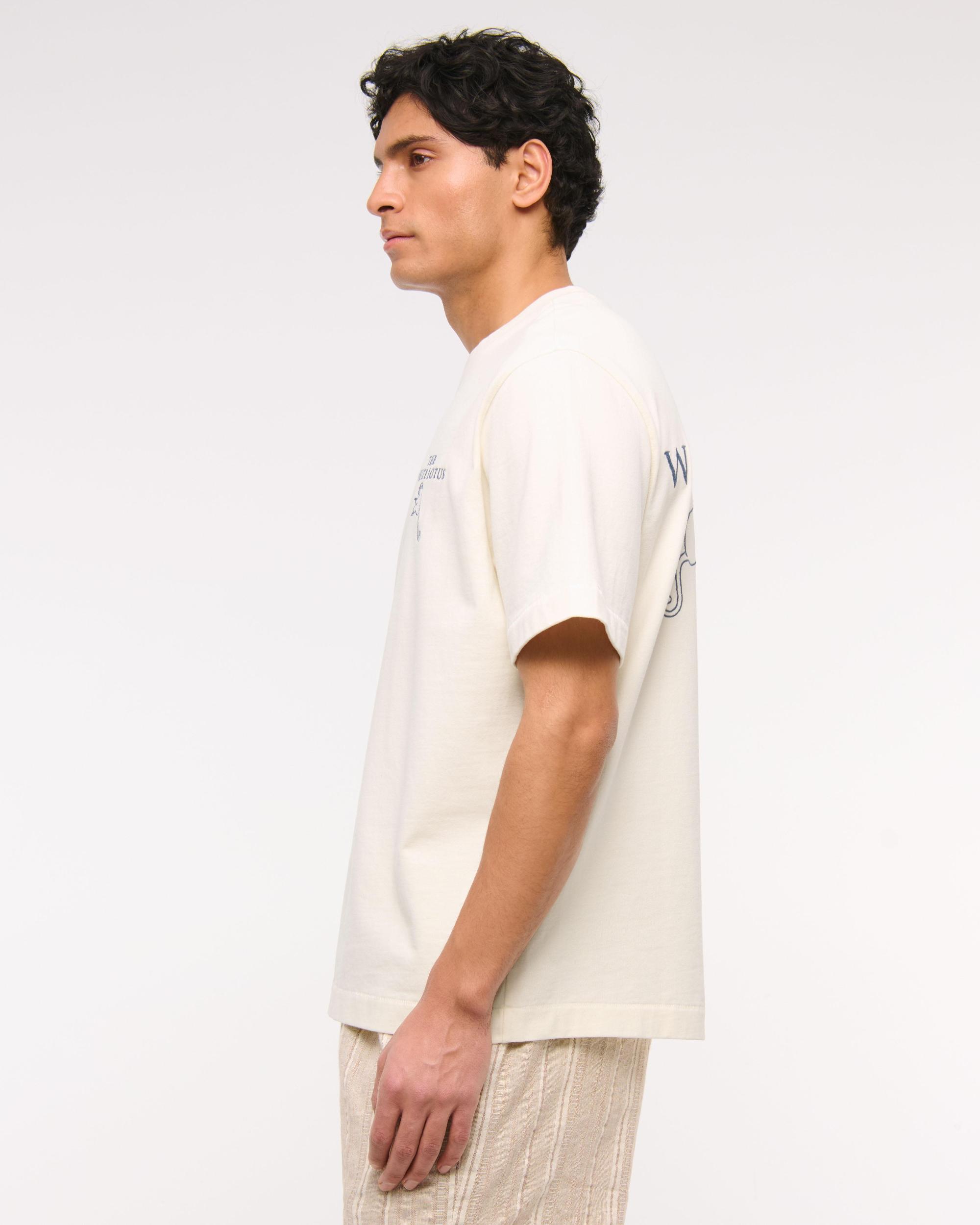 Premium Heavyweight The White Lotus Graphic Tee Product Image