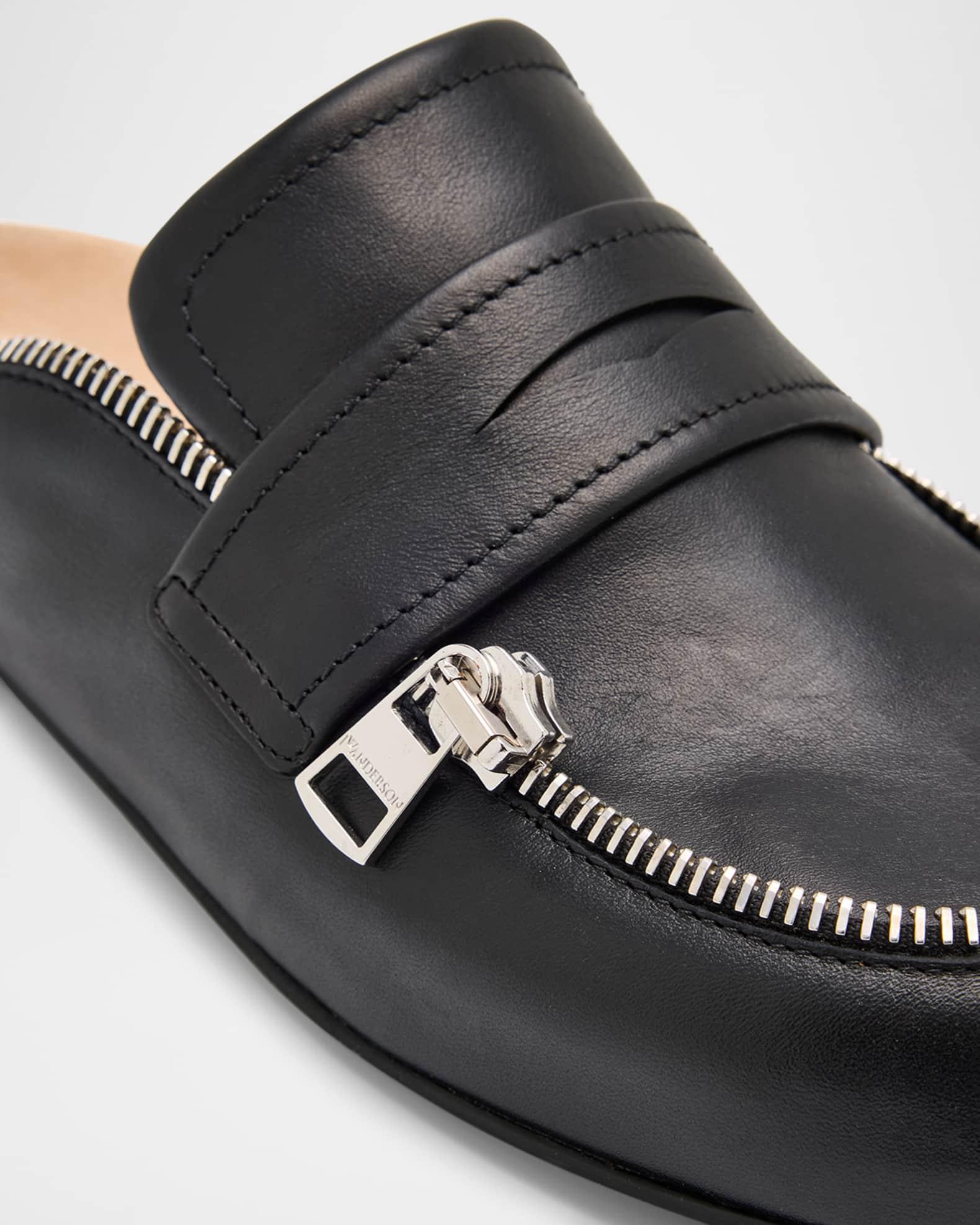 Men's Leather Biker Loafers Product Image