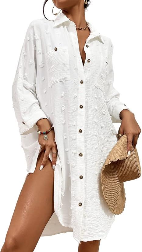 Women's Beach Loungewear Pool Swimsuit Coverup Dress One Size Product Image