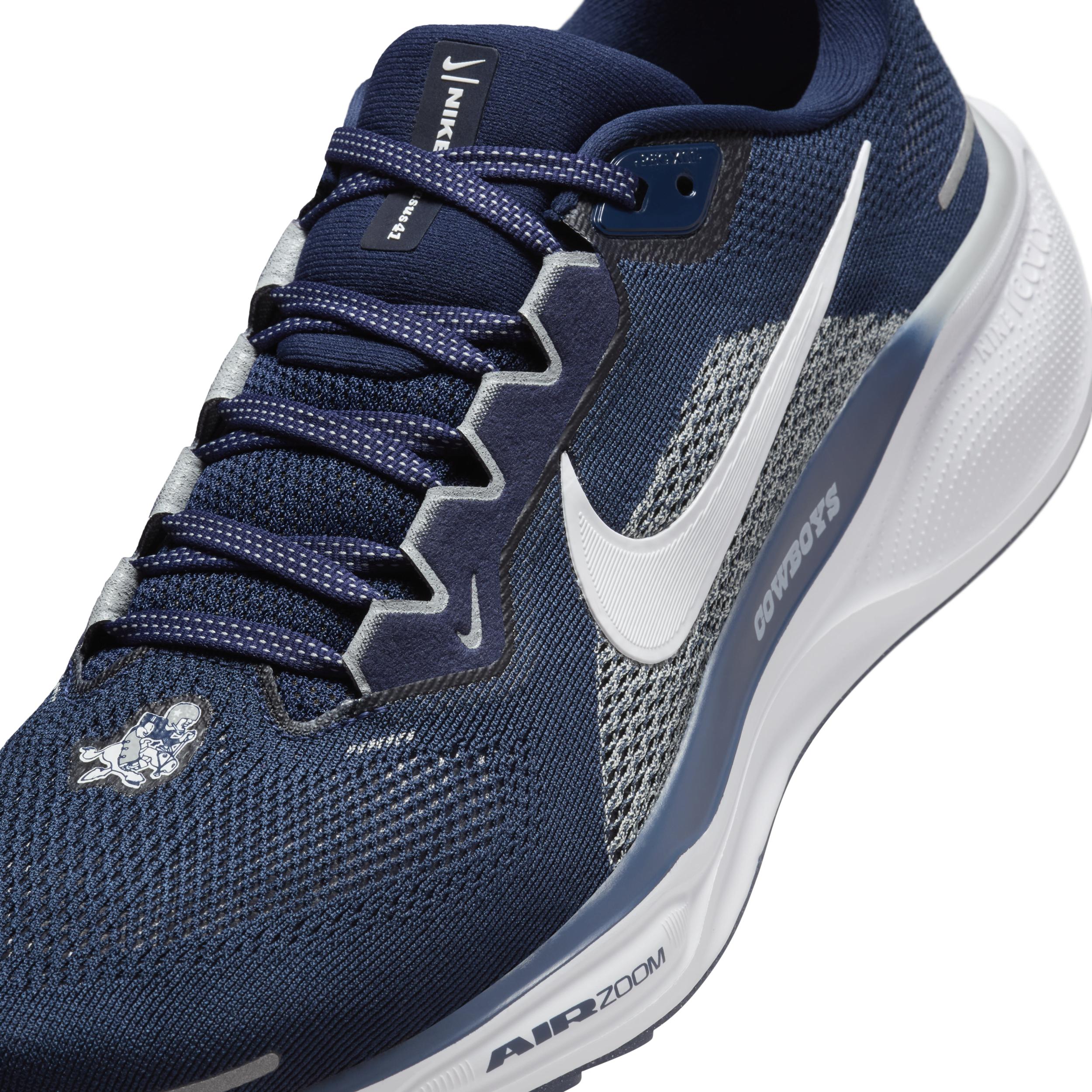 Nike Men's Pegasus 41 NFL Dallas Cowboys Road Running Shoes Product Image