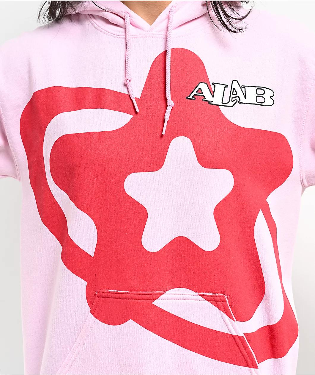 A.LAB STRPWR Pink Hoodie Product Image