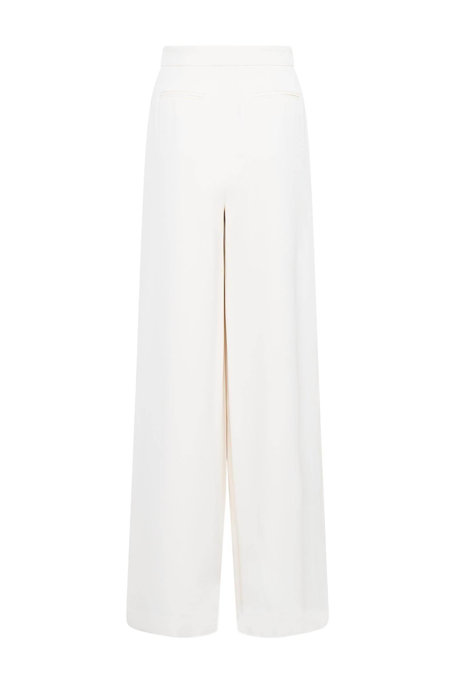 Faith Suiting Wide Leg Pant - Ivory Product Image