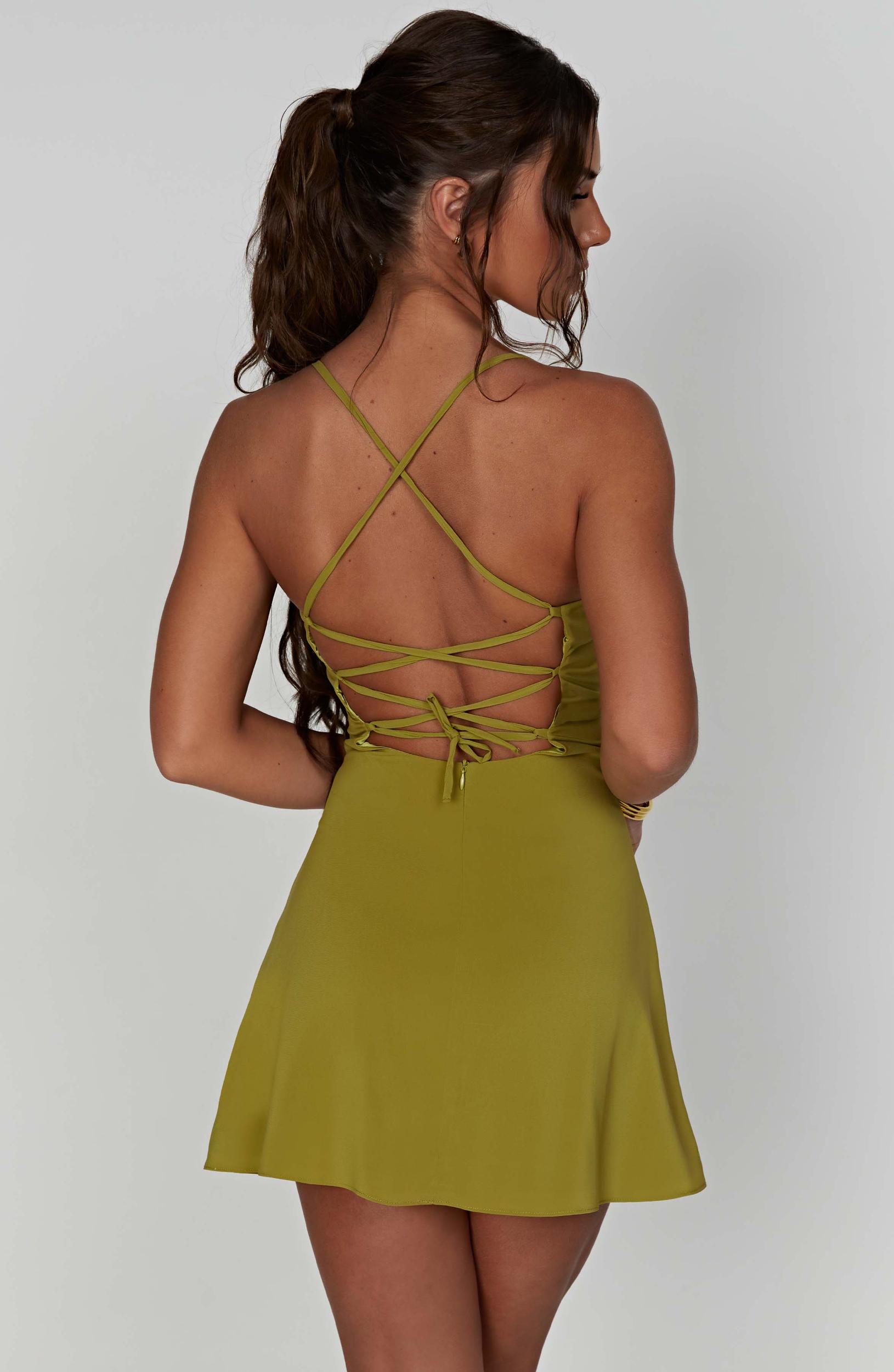 Renee Mini Dress - Green Product Image