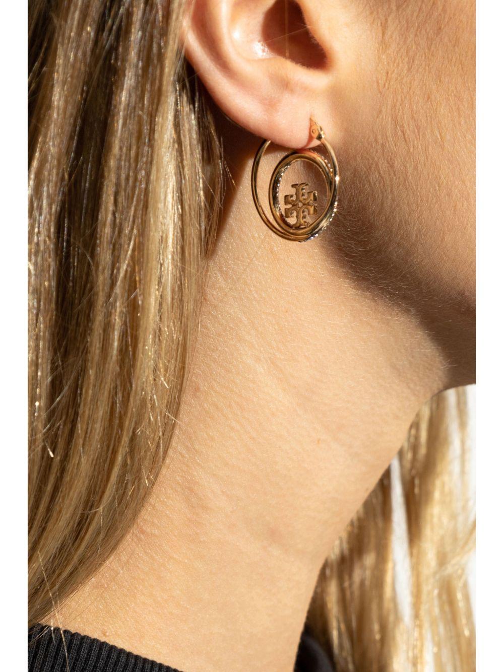 logo-plaque earrings  Product Image