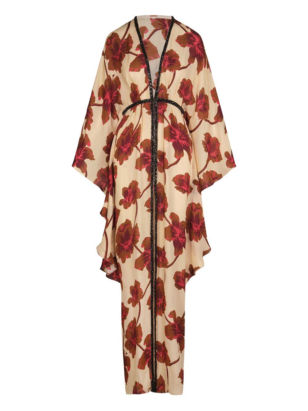  floral-print maxi dress Product Image