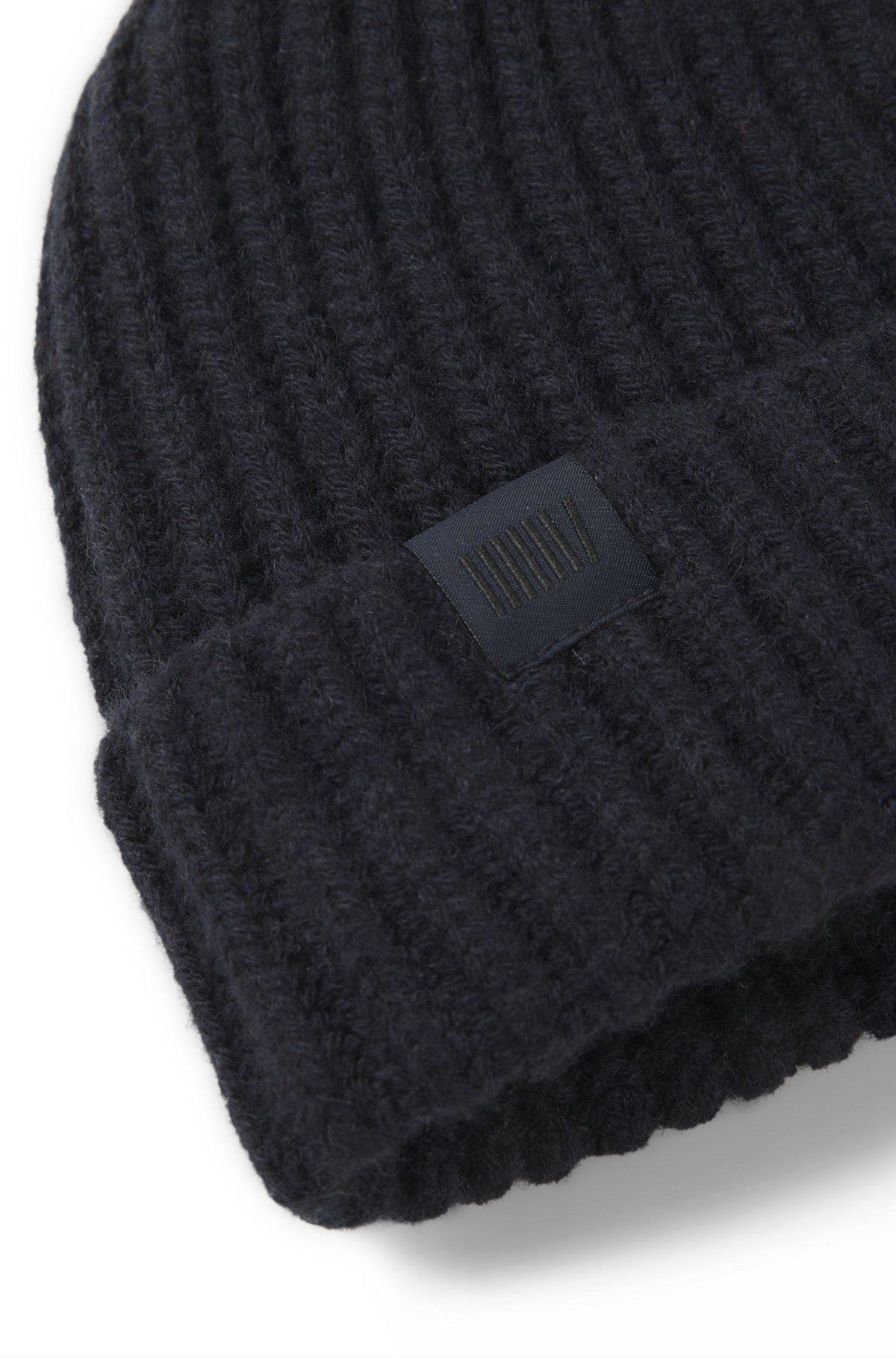 BECKHAM x BOSS beanie hat in virgin wool and cashmere Product Image