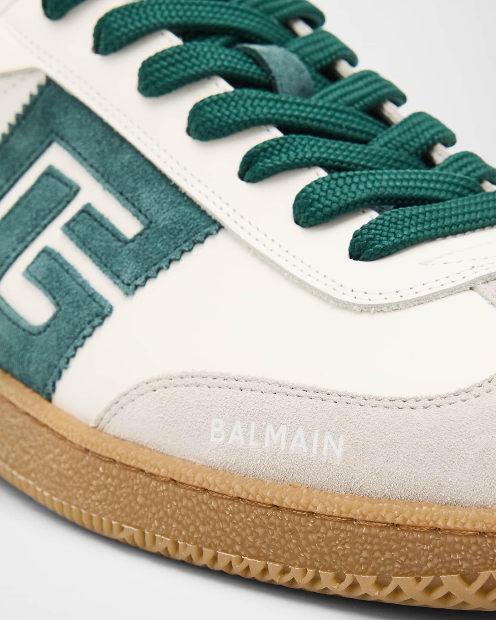 Men's Leather and Suede Swan Sneakers Product Image