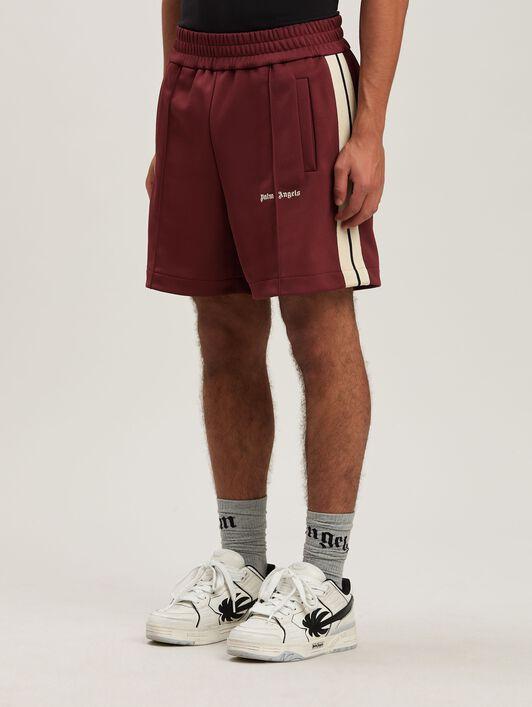 CLASSIC LOGO TRACK SHORTS BURGUNDY - OFF Product Image