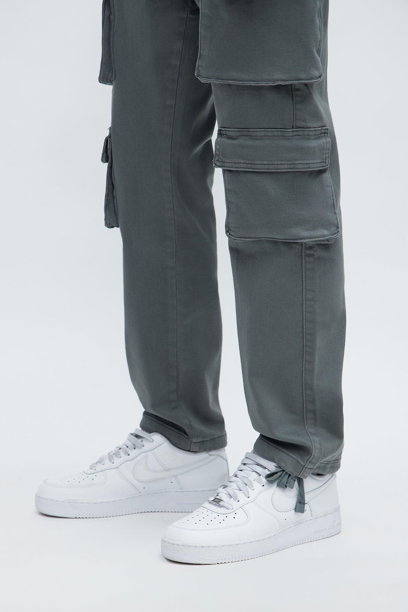 Slim Double It Up Cargo Pants - Sage Male Product Image
