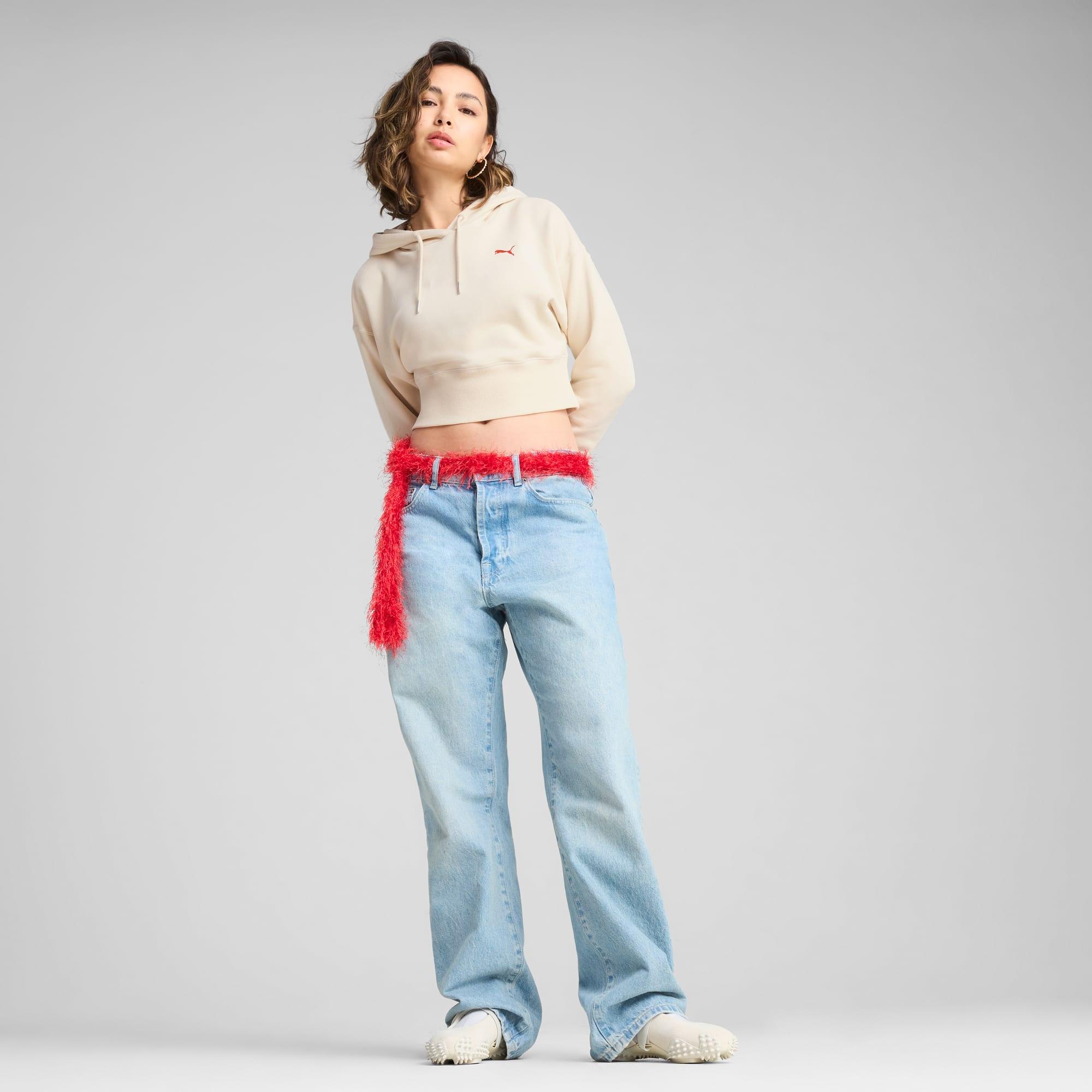 Premium Essentials Women's Relaxed Graphic Hoodie Product Image