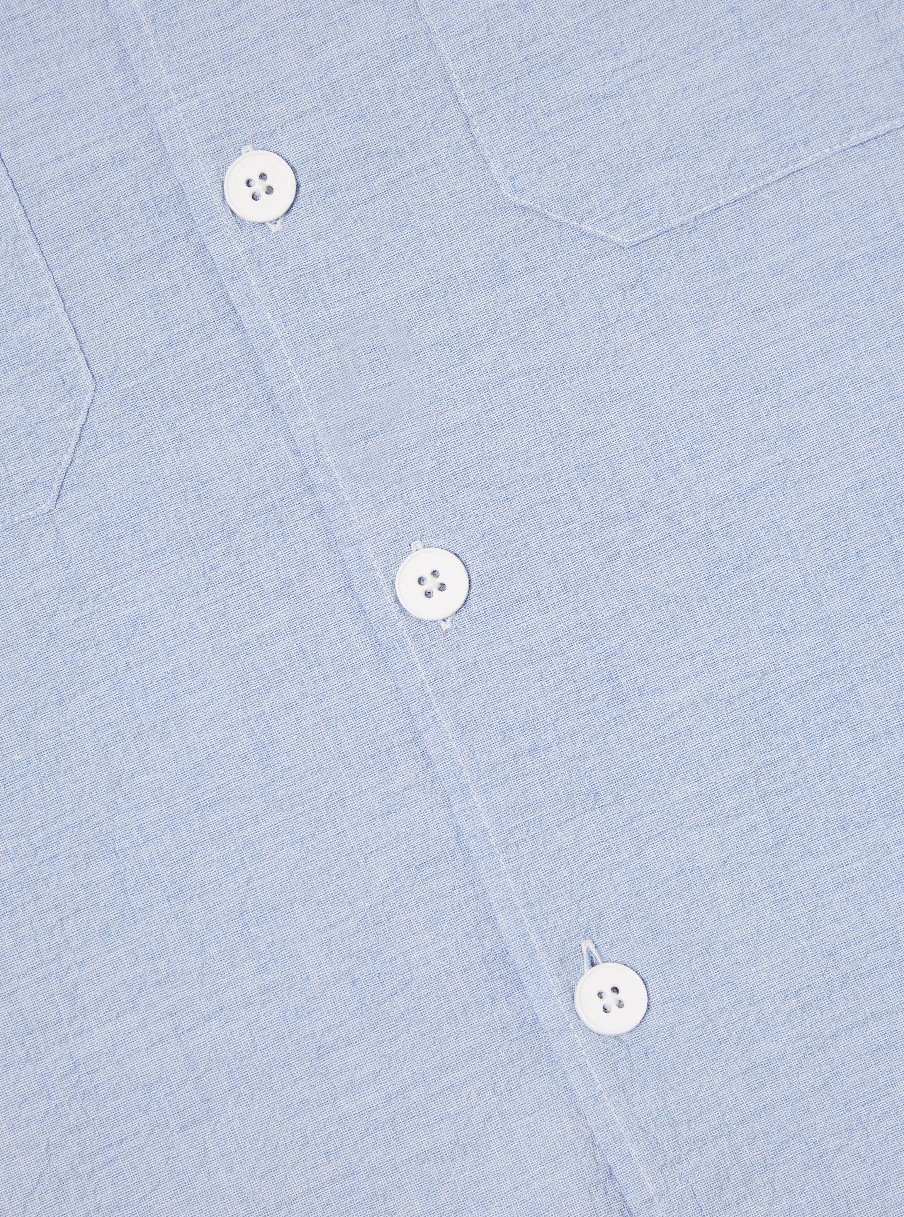 Pale Blue Seersucker L/S Utility Shirt Product Image