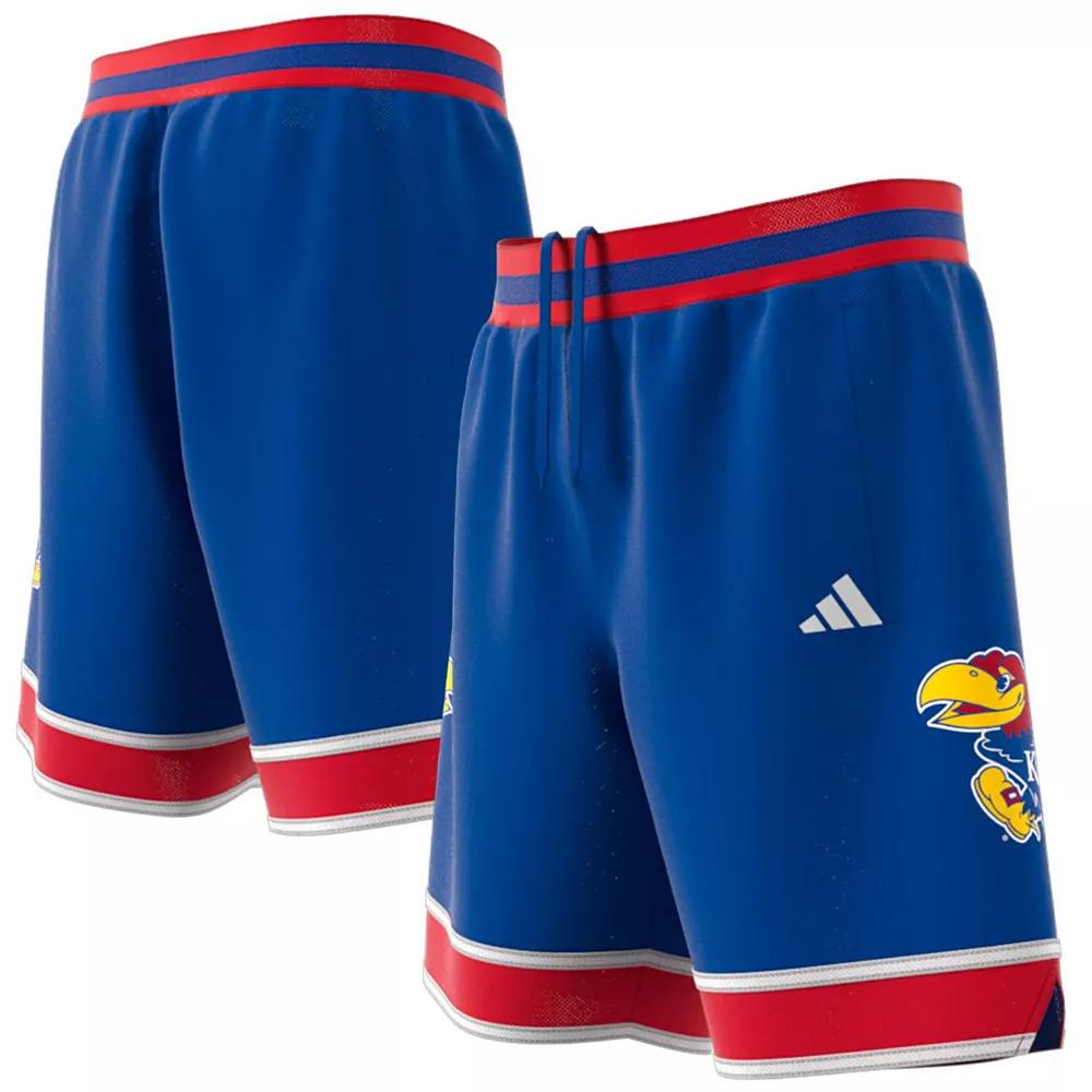 Men's adidas Royal Kansas Jayhawks Swingman Replica Basketball Shorts,  Product Image