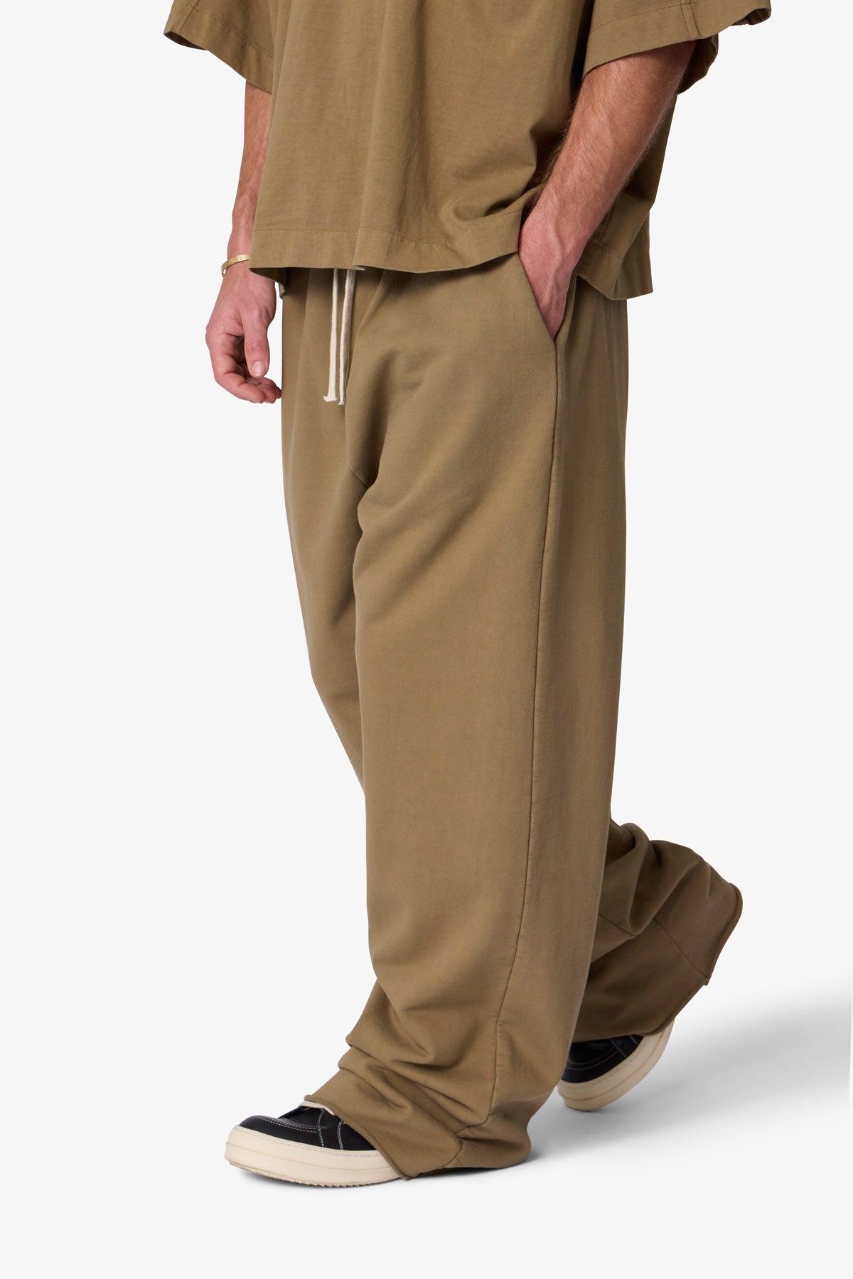 Ultra Baggy Heavy Fleece Sweatpants - Washed Earth Product Image