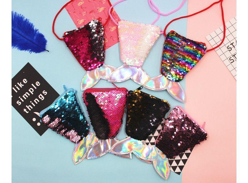 Mermaid Tail Sequined Coin Purse Product Image