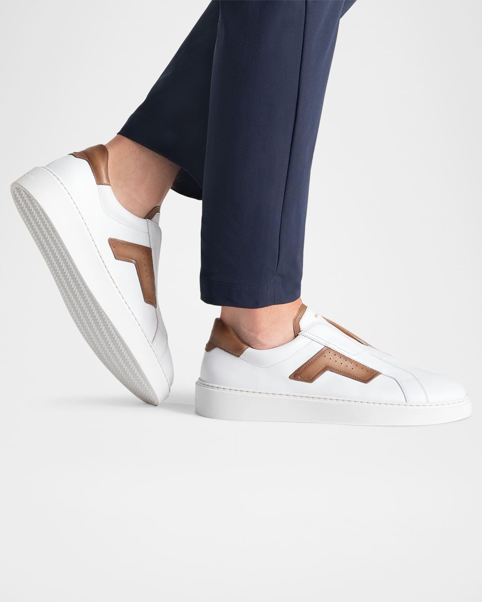 Men's Phoenix Leather Slip-On Sneakers Product Image