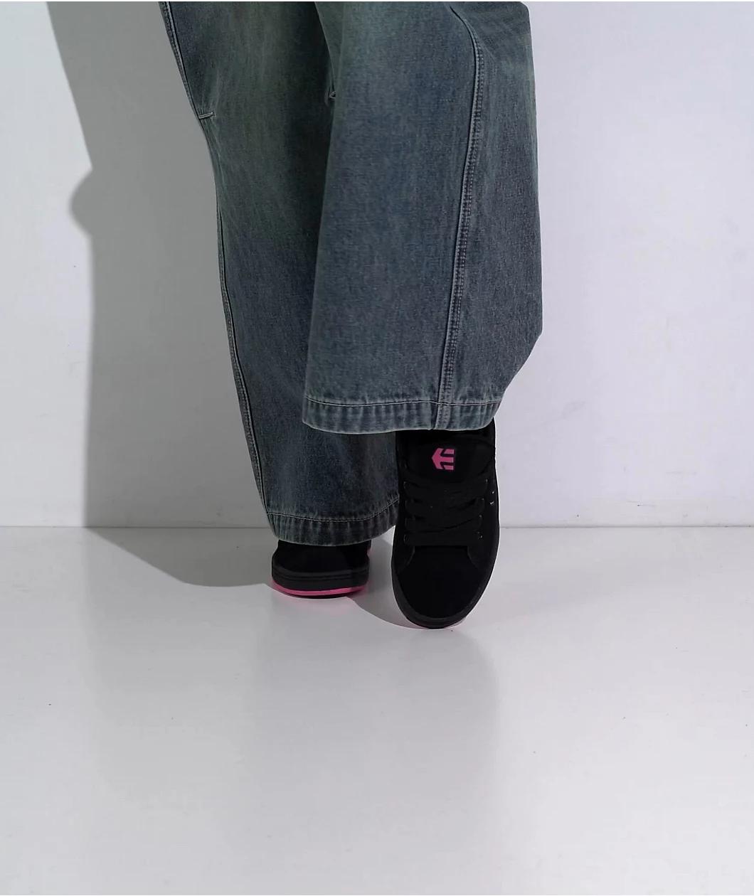 etnies Callicut Black & Pink Skate Shoes Product Image