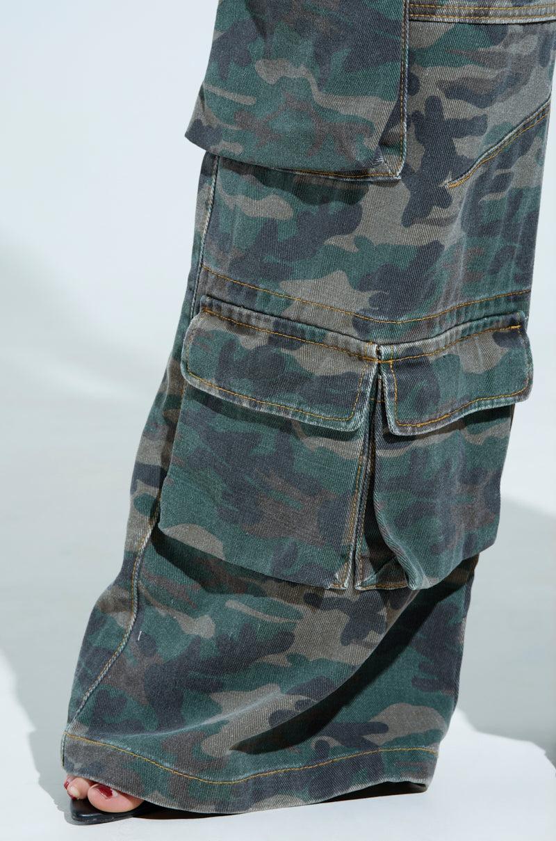 NOT SO BASIC CAMO CARGO PANTS Product Image