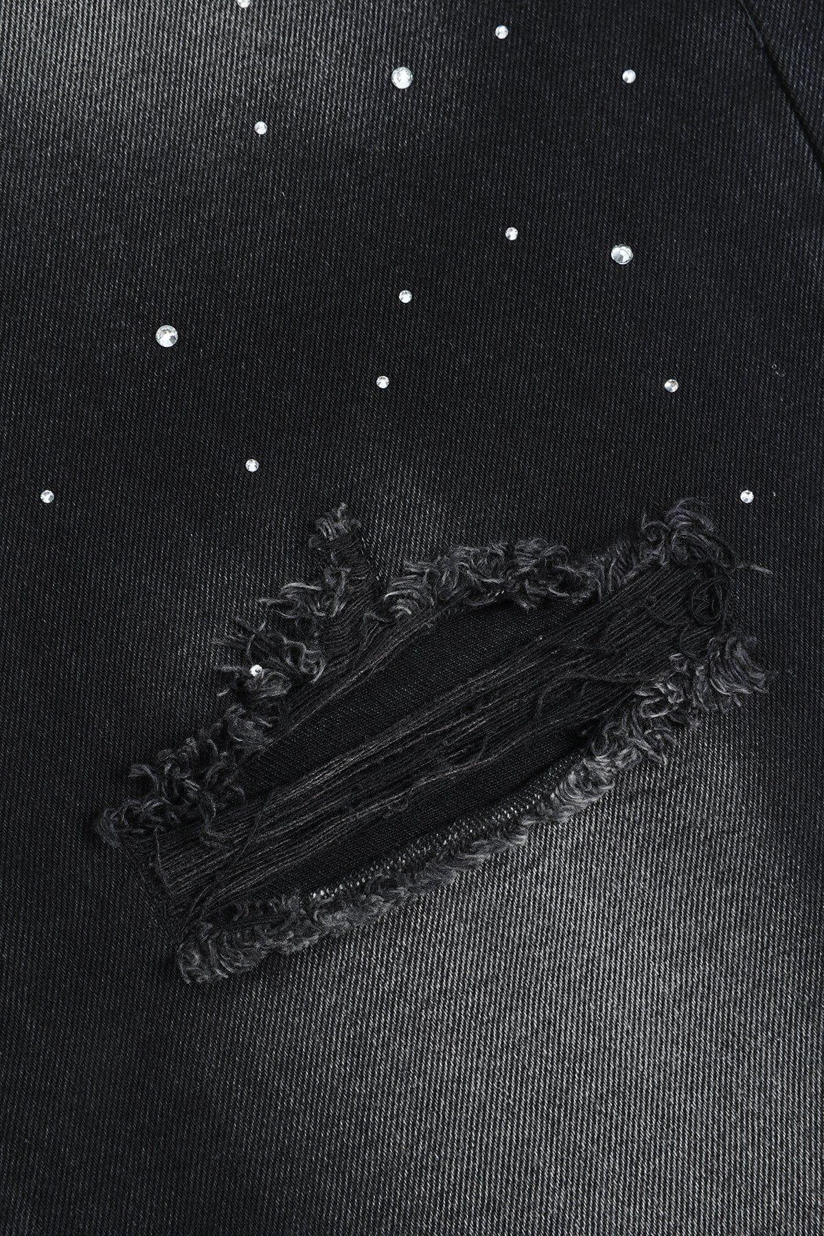 Aelfric Eden Rhinestone Baggy Jeans Product Image