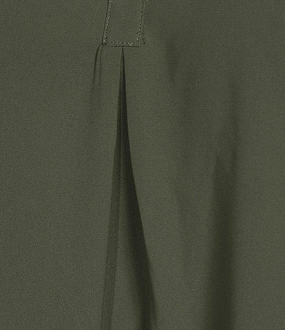 Skies Are Blue Plus Size Split Neck Sleeveless Blouse Product Image