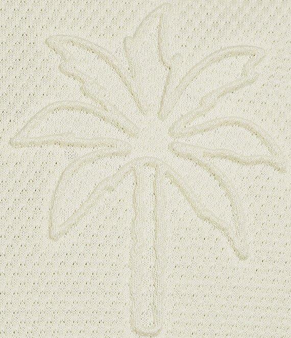 Murano Palm Springs Collection Slim Fit Textured Quarter-Zip Short Sleeve Shirt Product Image
