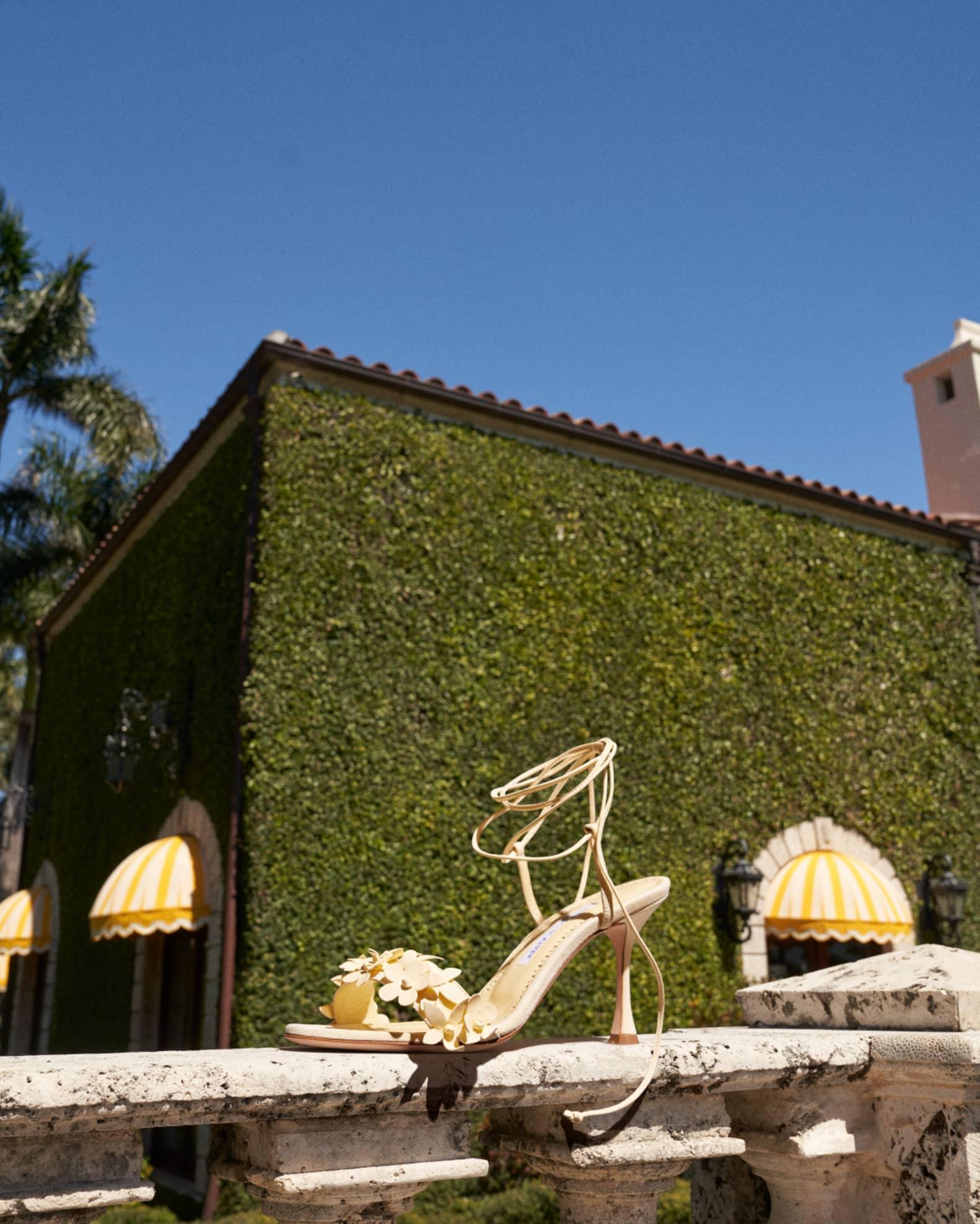 Anista Nappa Leather Ankle-Wrap Sandals Product Image