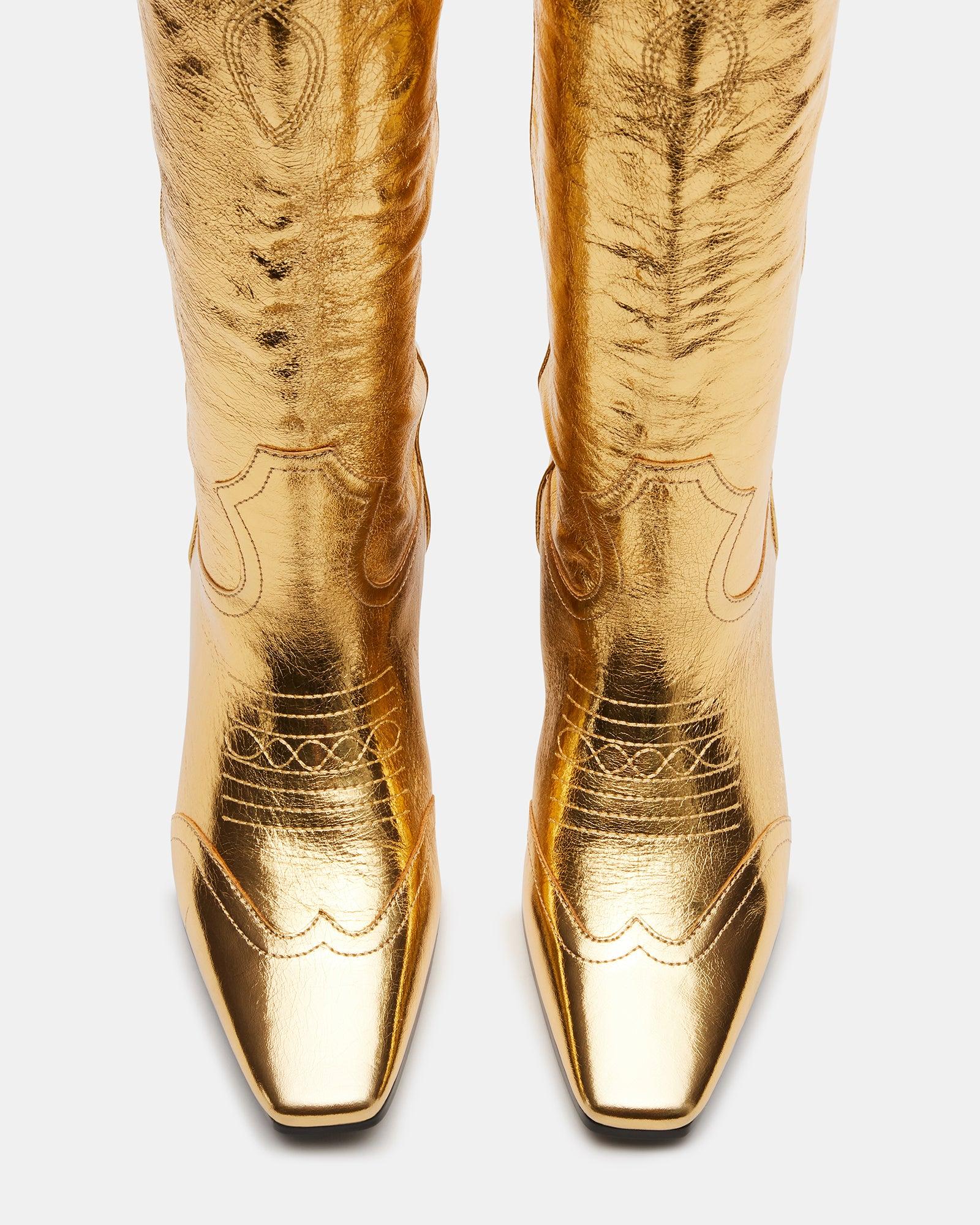 DOLLIE GOLD LEATHER Female Product Image