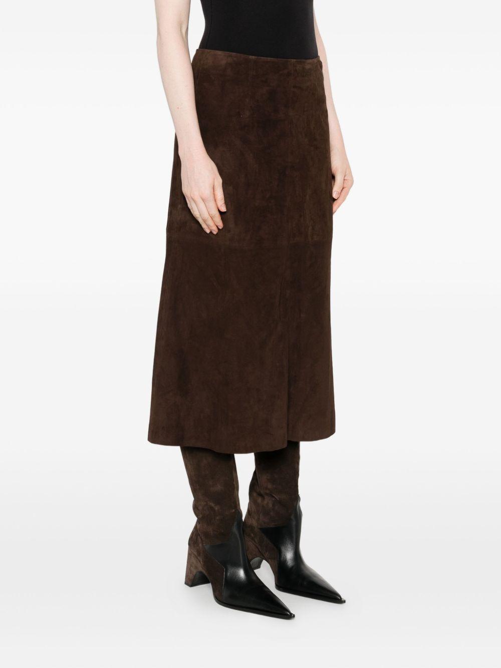 Blue-denim skirt with flared shape Product Image