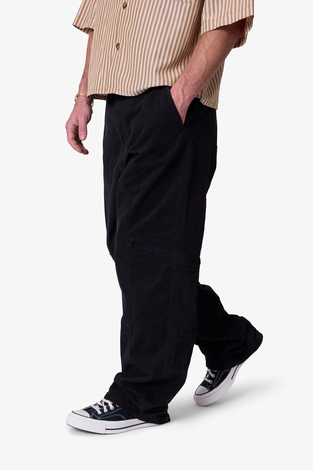 Secret Zipper Cargo Pants - Black Product Image