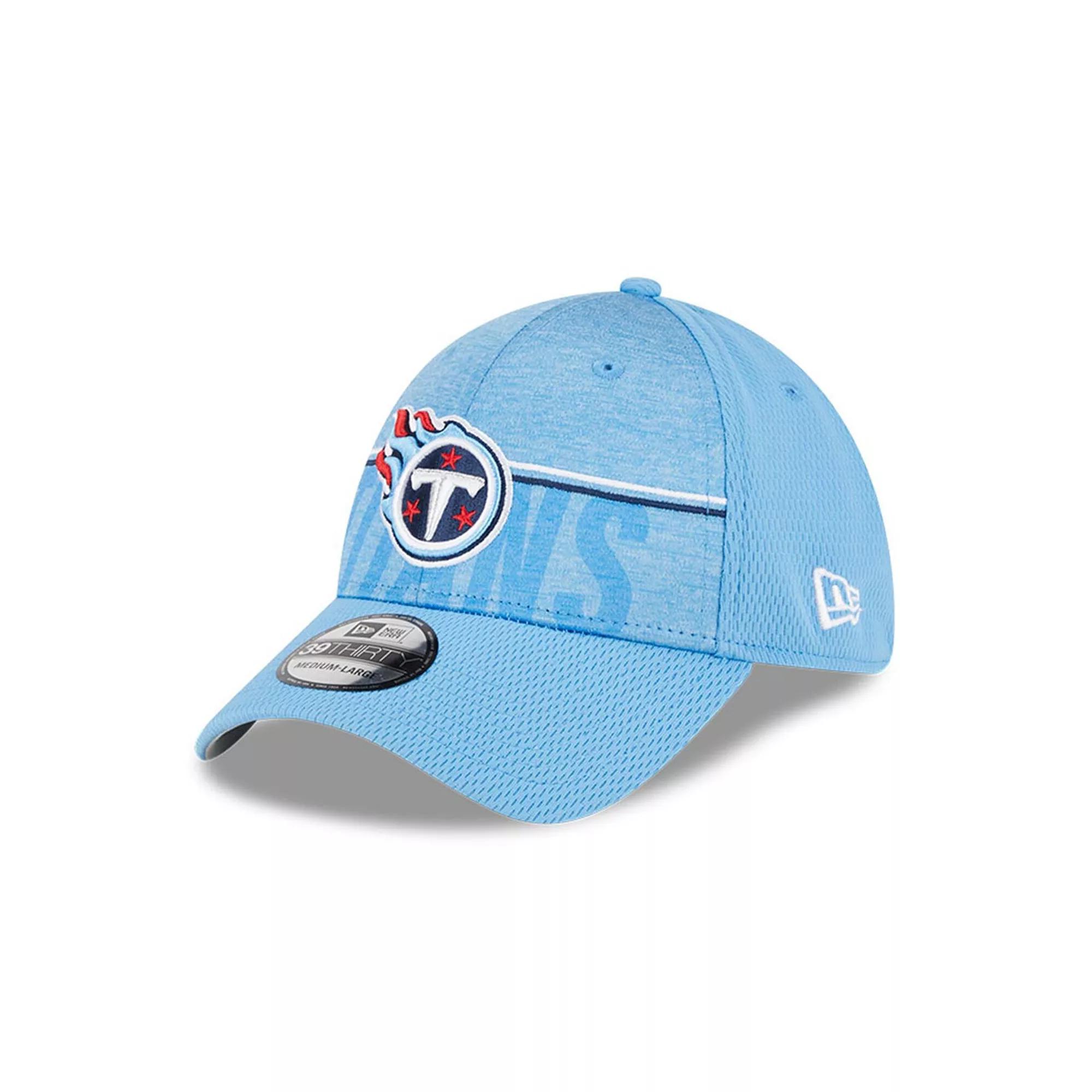 Men's New Era Light Blue Tennessee Titans 2023 NFL Training Camp 39THIRTY Flex Fit Hat,  Product Image