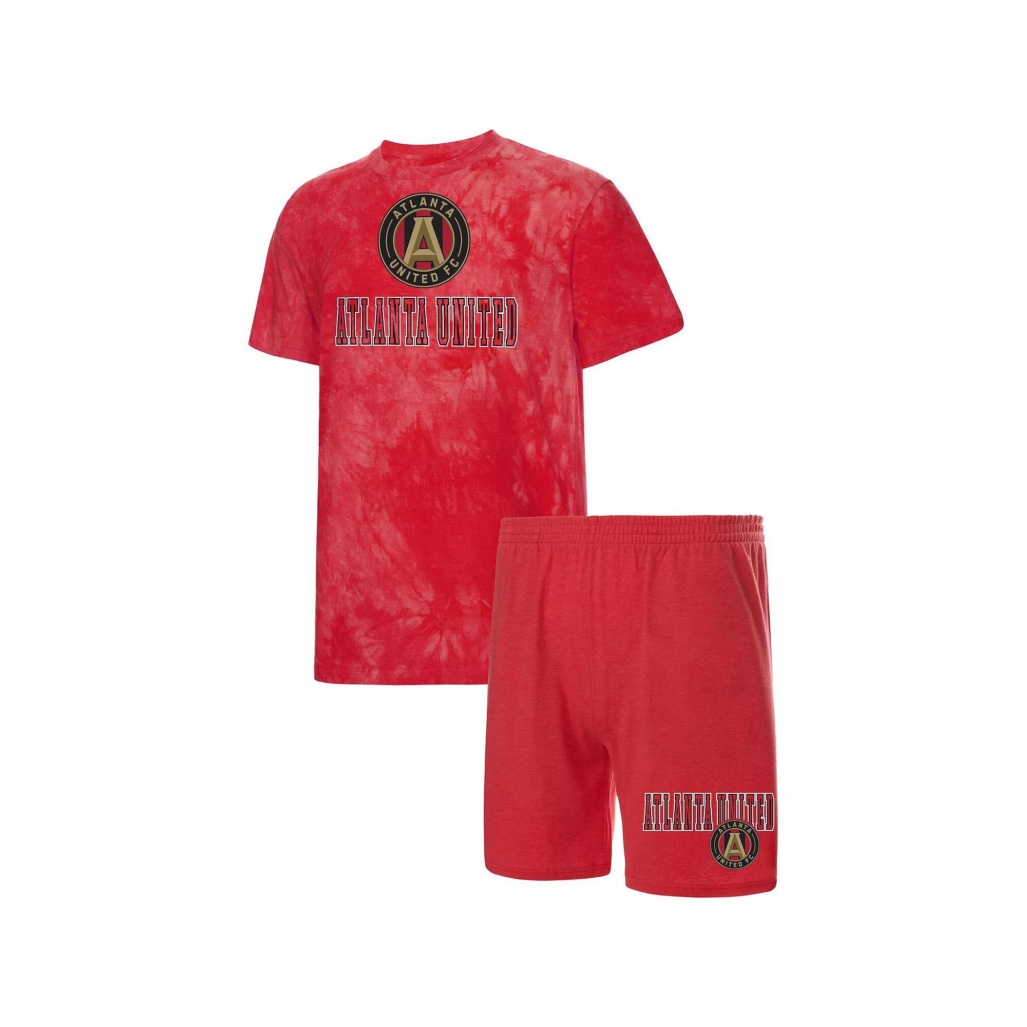 Men's Concepts Sport Red Atlanta United FC Billboard T-Shirt & Shorts Sleep Set, Size: Large, Atu Red Product Image