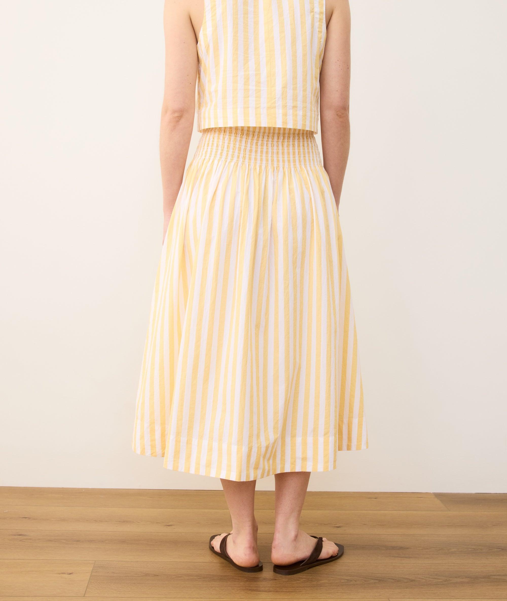 Bea Poplin Midi Skirt Product Image