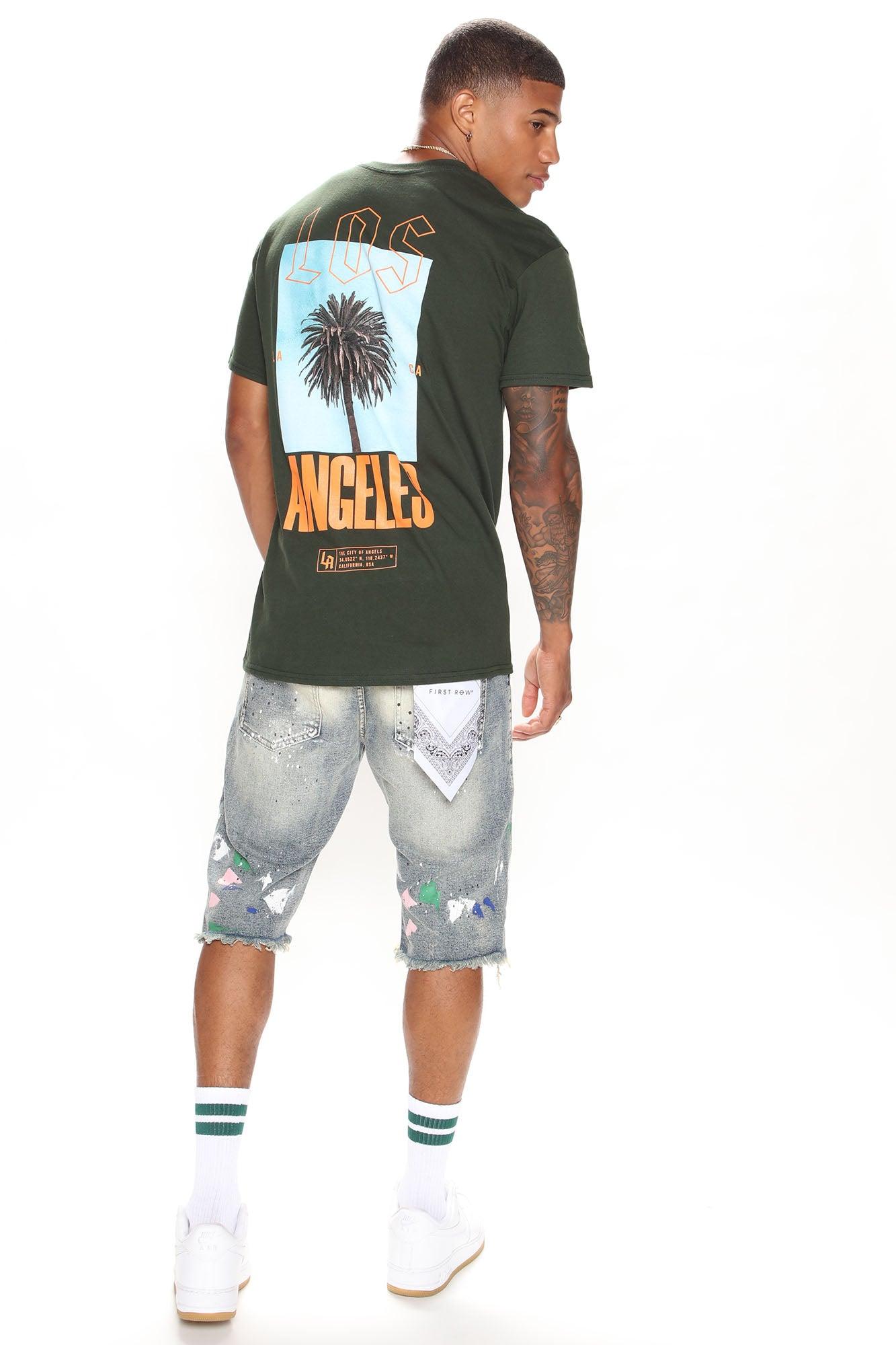 Los Angeles Palm Short Sleeve Tee - Green Product Image