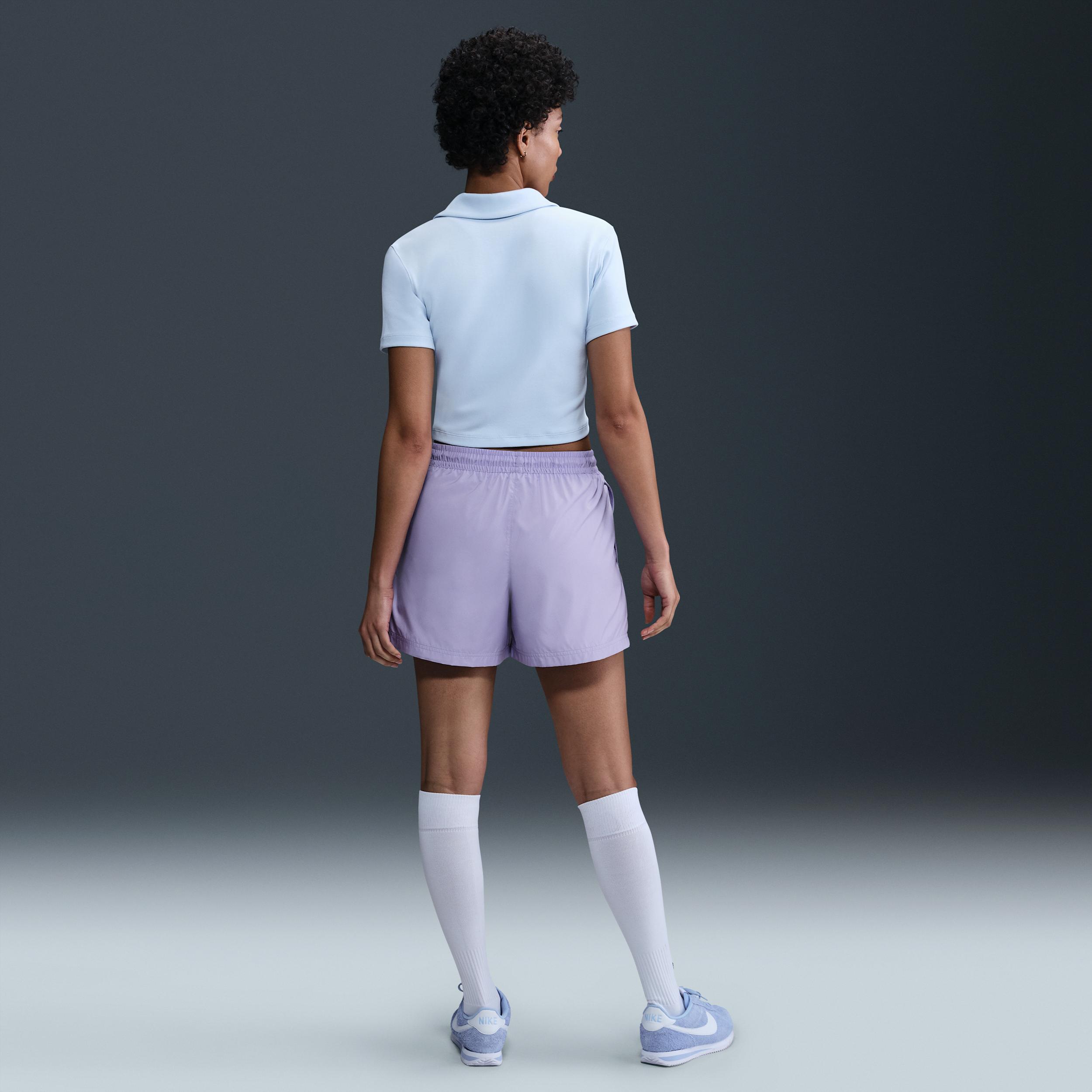 Womens Nike Sportswear Classic Wovens Mid-Rise Shorts | FV7557-533 Product Image