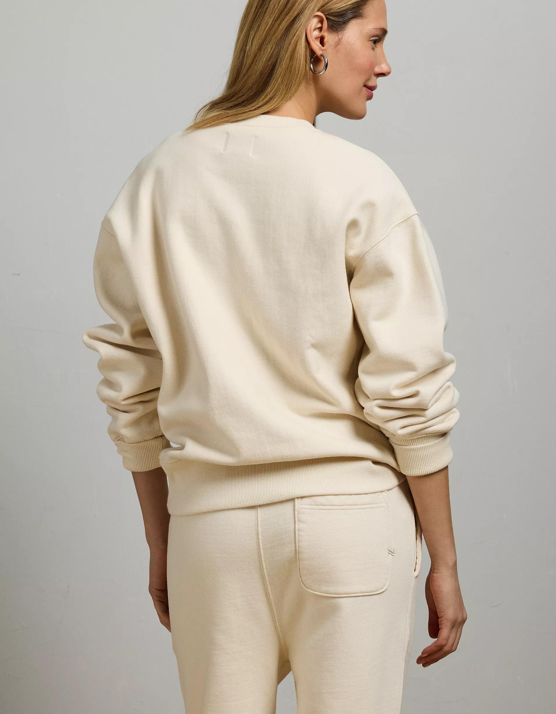 AE77 Premium Fleece Crew Neck Sweatshirt Product Image