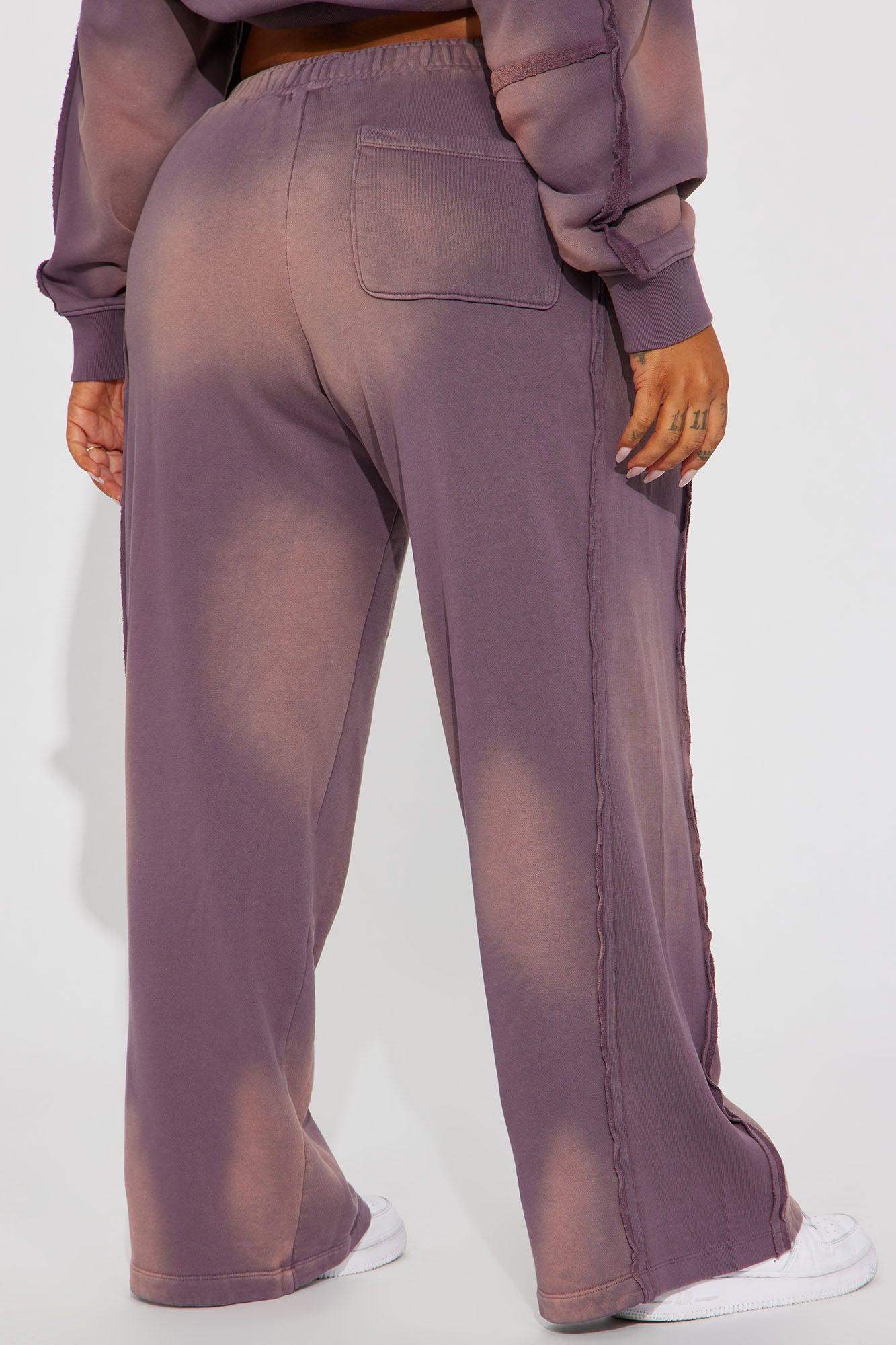 Serenity Washed Lounge Pant - Purple Product Image