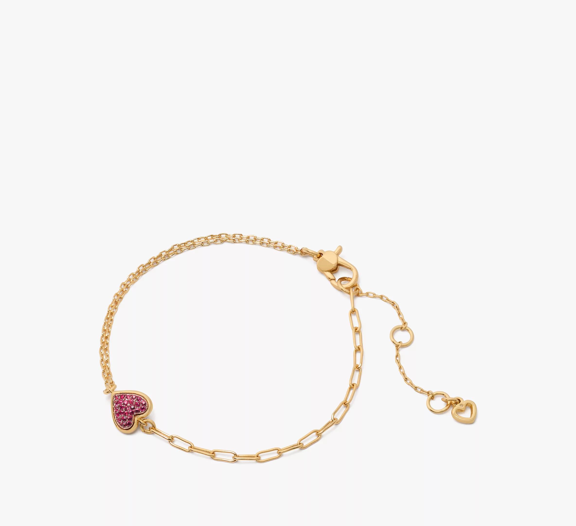 With All My Heart Pavé Line Bracelet Product Image