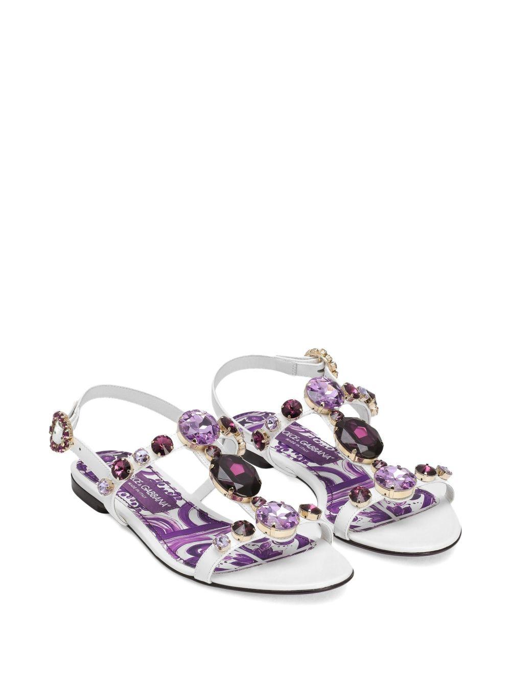 rhinestone-embellished sandals Product Image