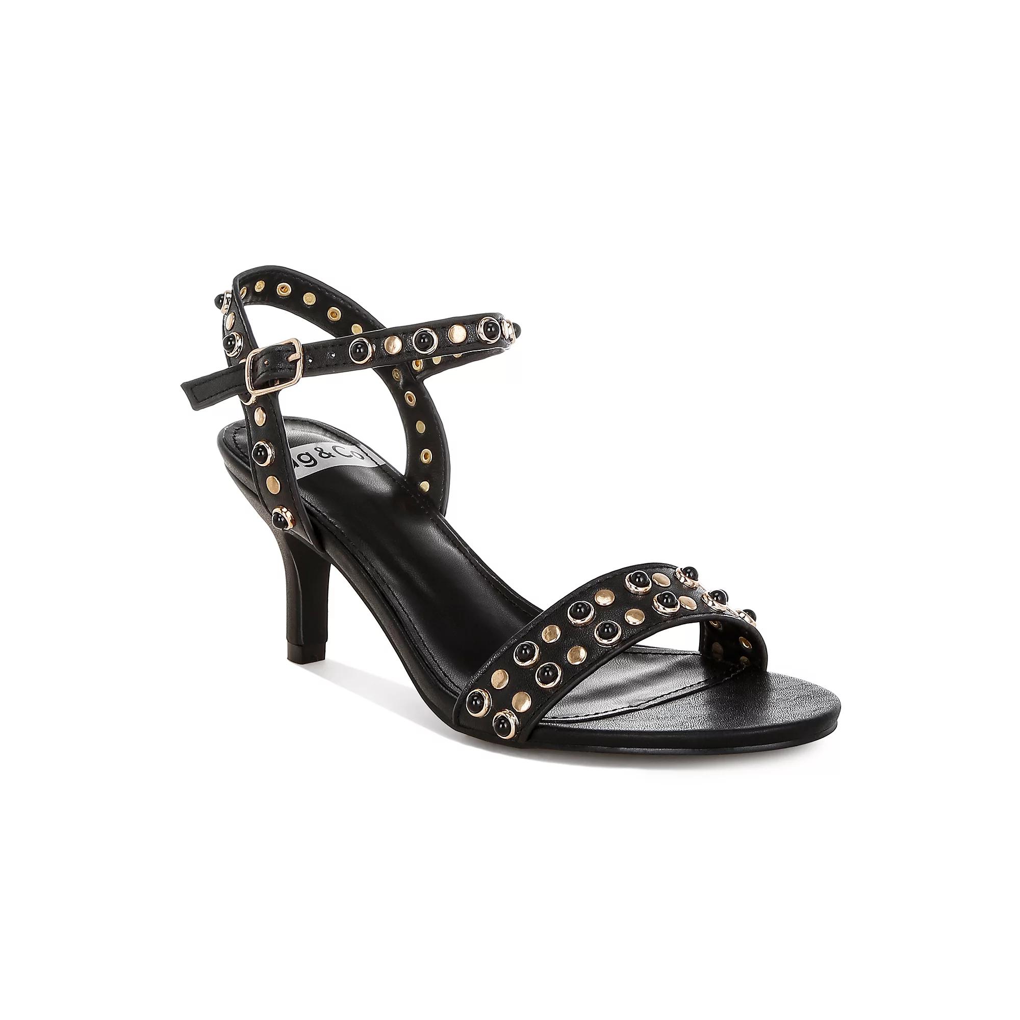 Rag & Co Nidara Women's Sandals, Size: 7.5, Black Product Image