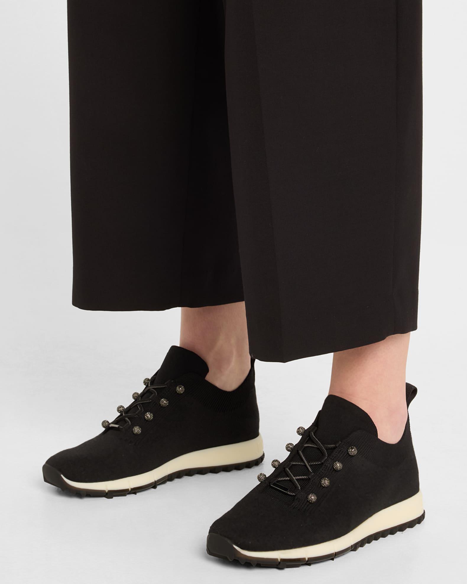 Veles Sequin Knit Trainer Sneakers Product Image