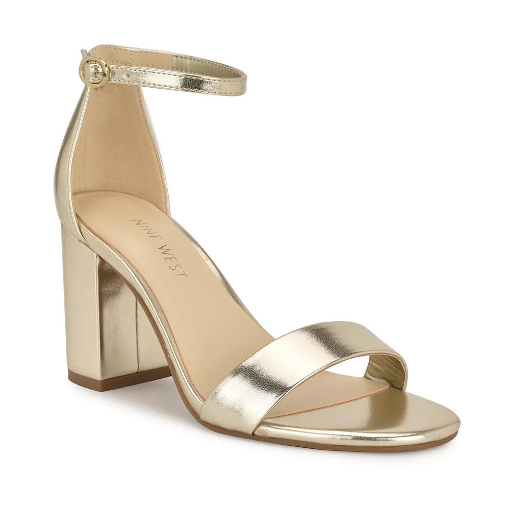 Nine West Tanela Women's Dress Sandals, Size: 9, Gold Product Image
