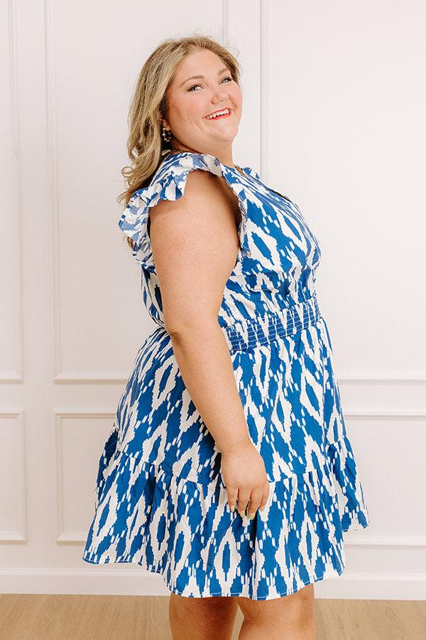 Mediterranean Dream Mini Dress Curves Product Image