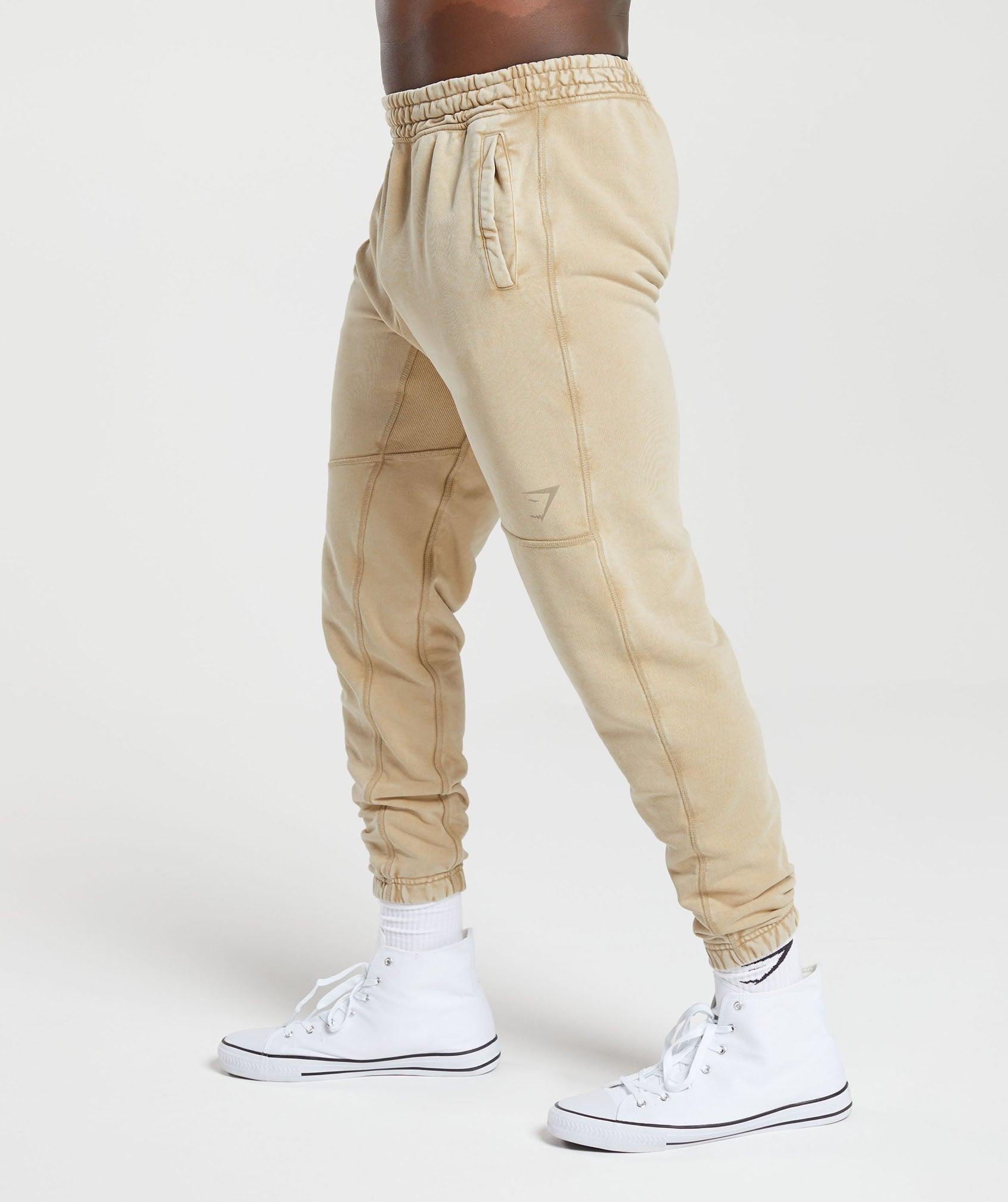 Gymshark Heritage Joggers - Desert Beige Male Product Image