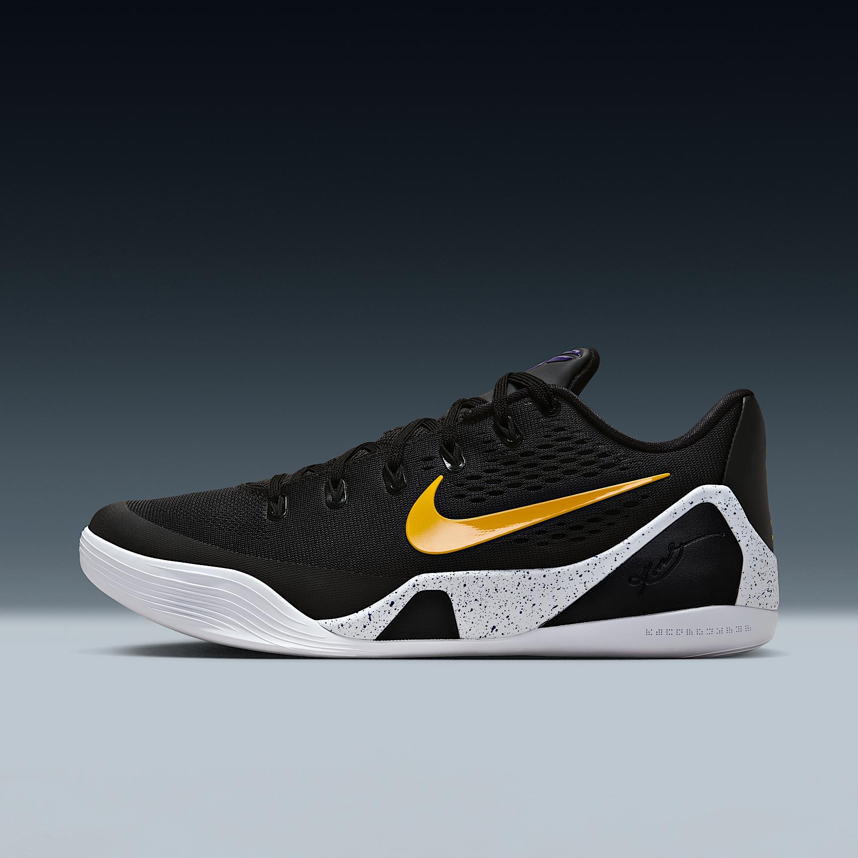 Nike Mens Kobe IX Elite Low EM Protro Basketball Shoes | IH1401-100 Product Image