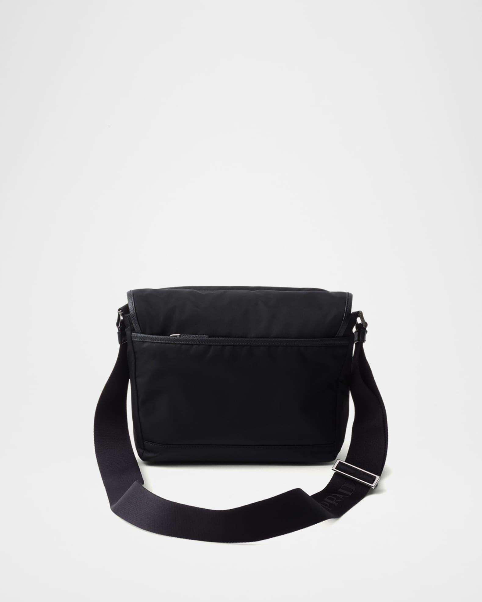 Men's Re-Nylon and Leather Shoulder Bag Product Image