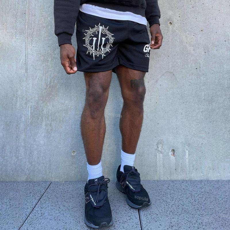 Sopula Sacrifice Printed Mesh Shorts Product Image