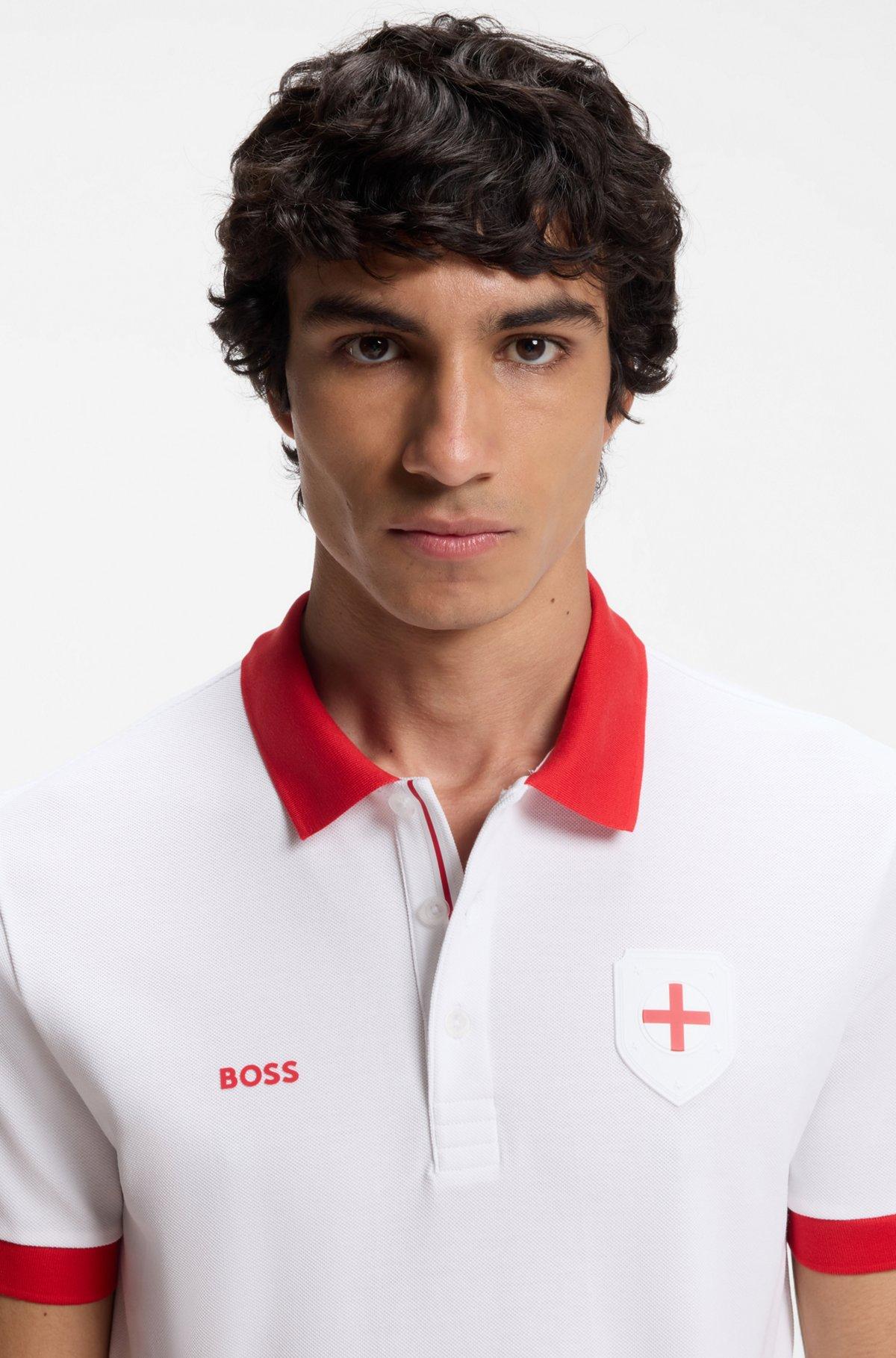 Paddy polo shirt with country flag Product Image