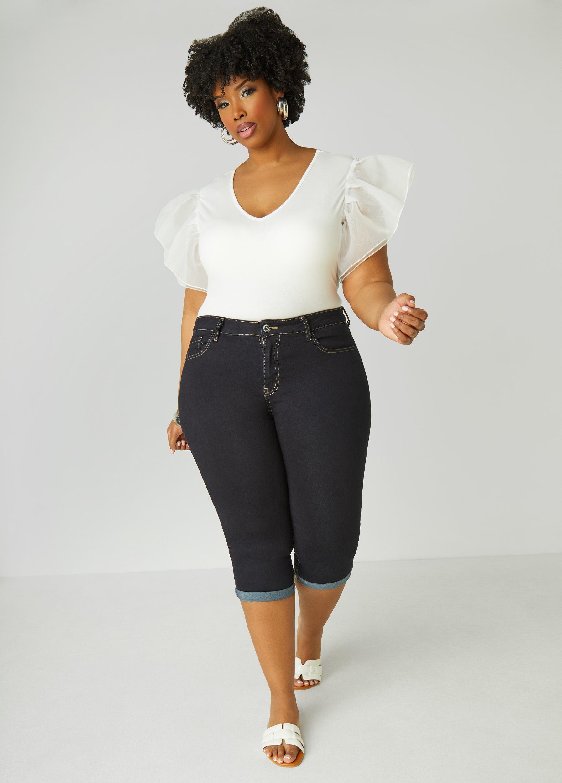 Organza Sleeve Paneled Tee Product Image