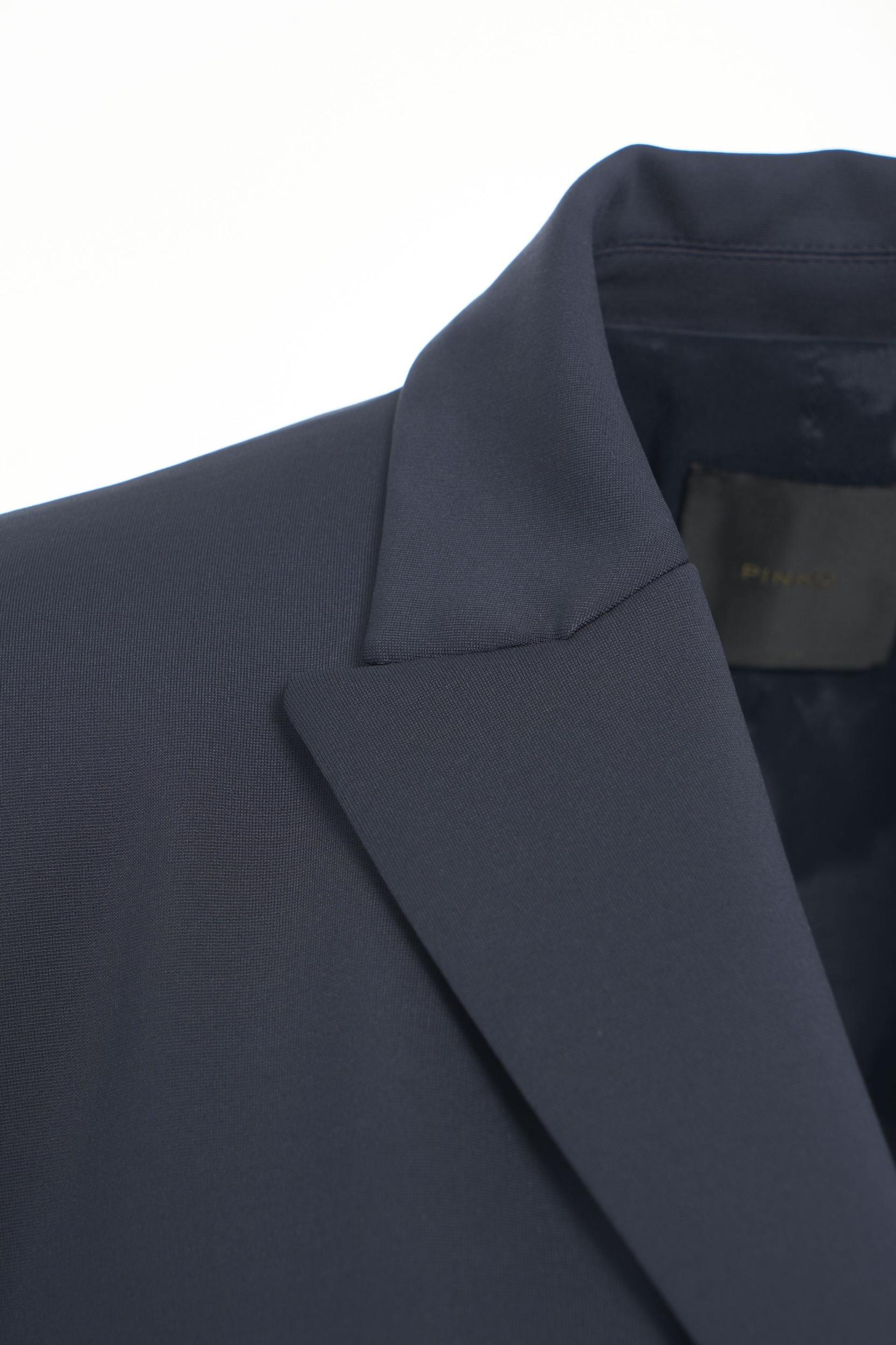 Single-breasted blazer in scuba Product Image