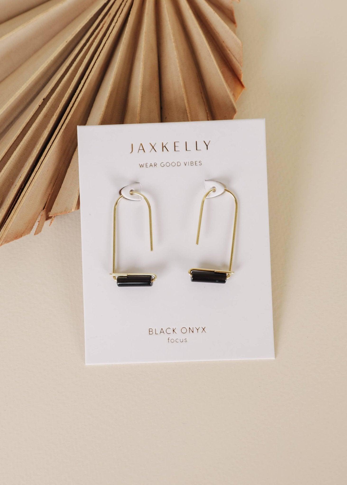 Black Onyx Drop Earring Product Image
