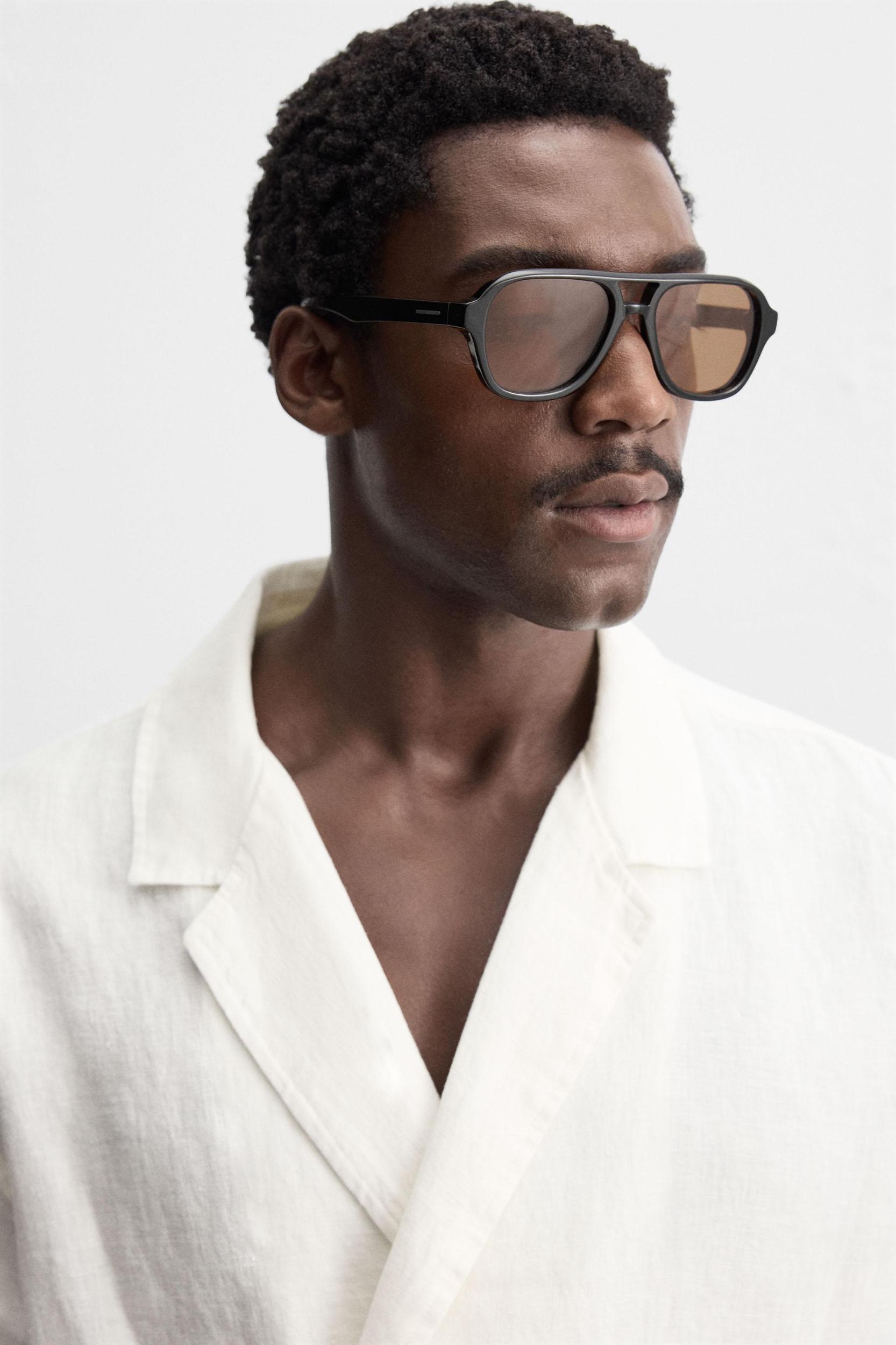 100% LINEN KIMONO SHIRT Product Image